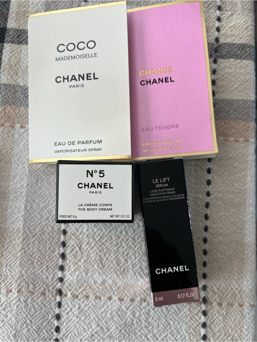 CHANEL Pink & White Fragrance and Skincare Set